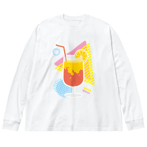 トロピカルカクテル ビッグシルエットロングスリーブTシャツ