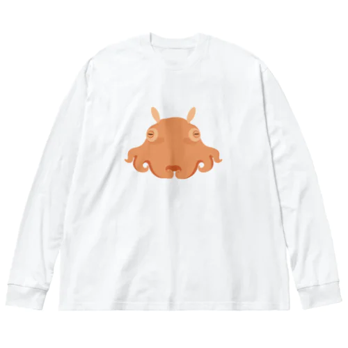 宇宙人のようなキュートでかわいい深海魚の仲間メンダコ Big Long Sleeve T-Shirt