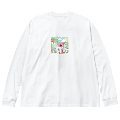 べびぃプテラ③ ビッグシルエットロングスリーブTシャツ