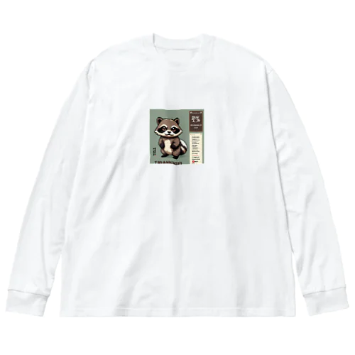 ミドリのたぬき Big Long Sleeve T-Shirt