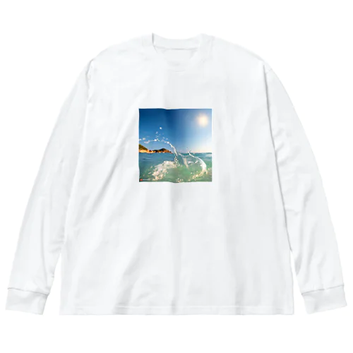 暑い日本の夏 Big Long Sleeve T-Shirt