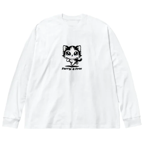 Furry＆Free ビッグシルエットロングスリーブTシャツ