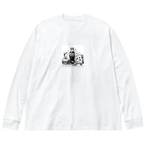 レトロ ビッグシルエットロングスリーブTシャツ