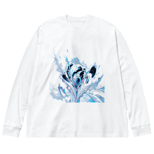 抽象画アート Big Long Sleeve T-Shirt