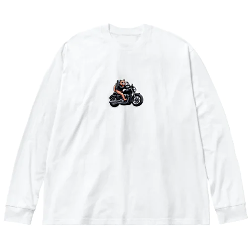 ネコライダー ビッグシルエットロングスリーブTシャツ