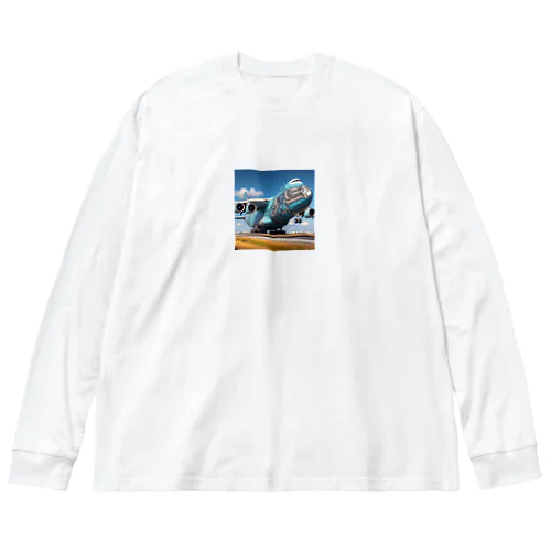 アート貨物機 Big Long Sleeve T-Shirt