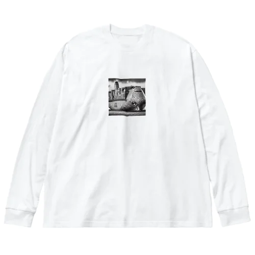 貨物機と貨物船融合 Big Long Sleeve T-Shirt