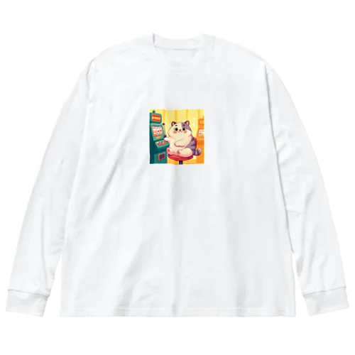 博打が好きニャー Big Long Sleeve T-Shirt