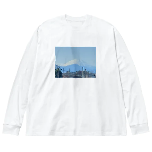 元日の富士山 Big Long Sleeve T-Shirt