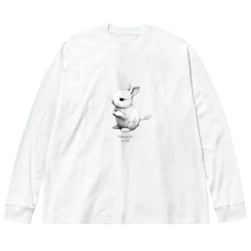 SHIROMOFU no.2 子ウサギ Big Long Sleeve T-Shirt