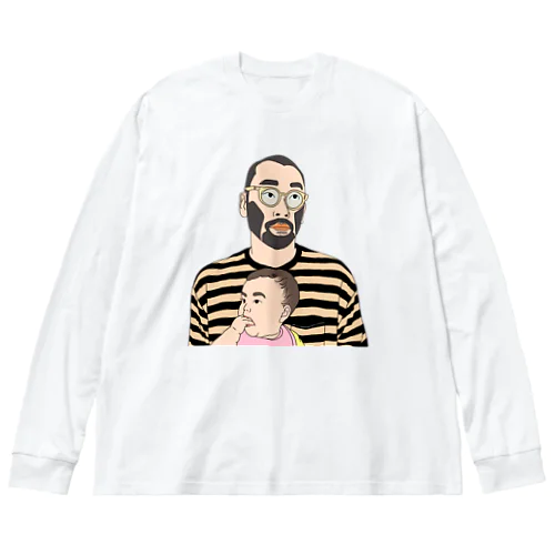 坊主くんと赤ちゃん、過去編 Big Long Sleeve T-Shirt