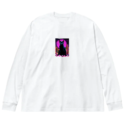 フィクション猫 Big Long Sleeve T-Shirt