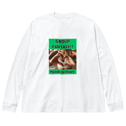 GROUP FANTASY!?(Hands to Heart)やまぴーデザインオリジナルTシャツVol.2  Big Long Sleeve T-Shirt