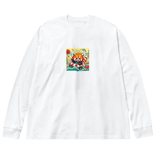 ちょっとやんちゃなレッサーパンダです Big Long Sleeve T-Shirt