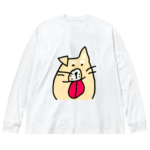 ビビりな番犬くん Big Long Sleeve T-Shirt