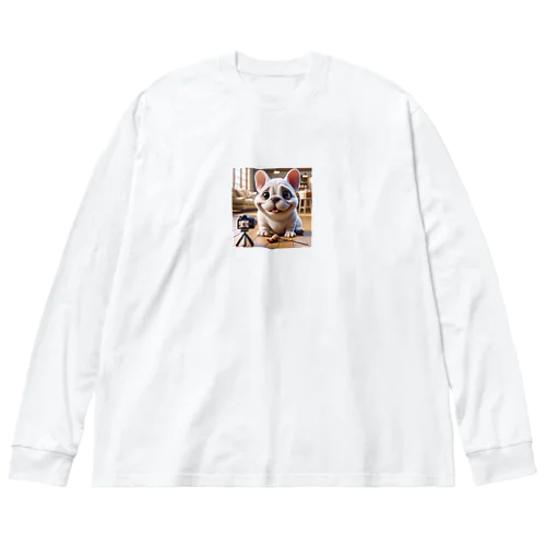 動画制作の魅力を再発見したピエール Big Long Sleeve T-Shirt