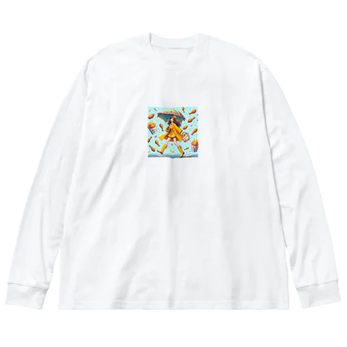 チキン予報時々ポテト Big Long Sleeve T-Shirt