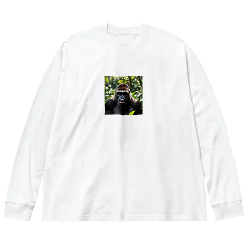 どや顔ゴリラ Big Long Sleeve T-Shirt