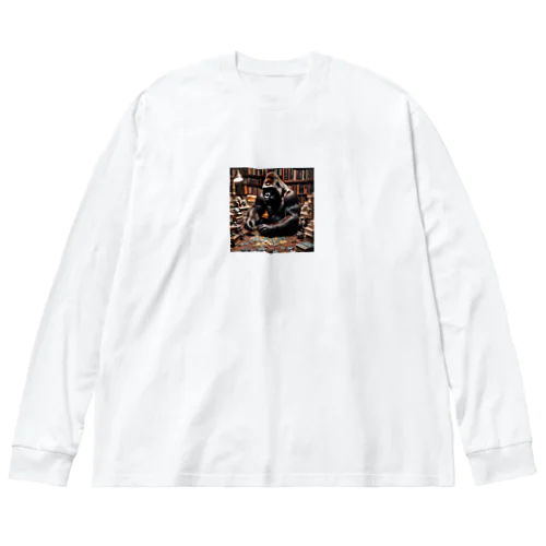 賢いゴリラ Big Long Sleeve T-Shirt