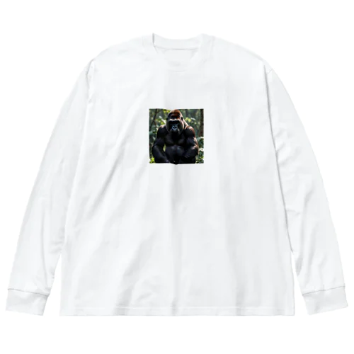 不運なゴリラ Big Long Sleeve T-Shirt