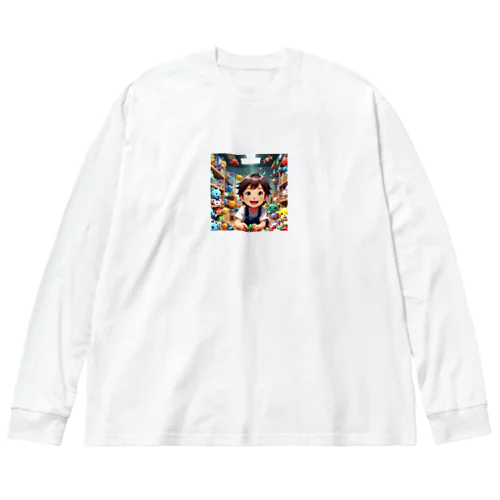 何があったの？ ビッグシルエットロングスリーブTシャツ