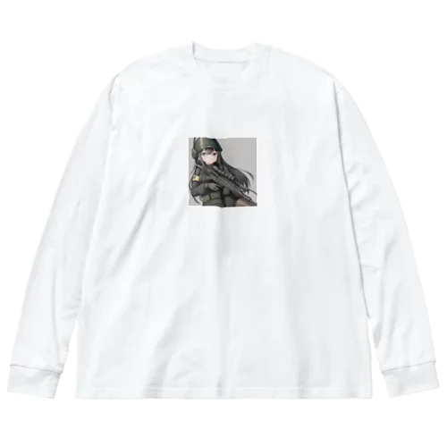 戦う乙女シリーズ 黒瀬 かなた Big Long Sleeve T-Shirt