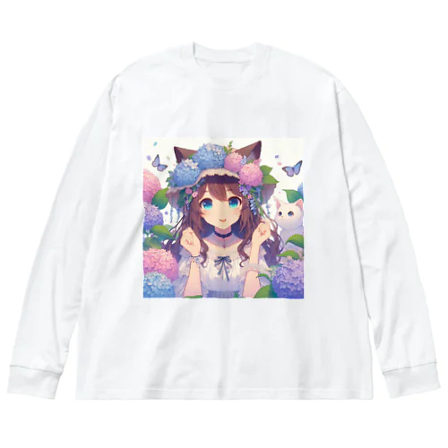 ねこニコばん Big Long Sleeve T-Shirt