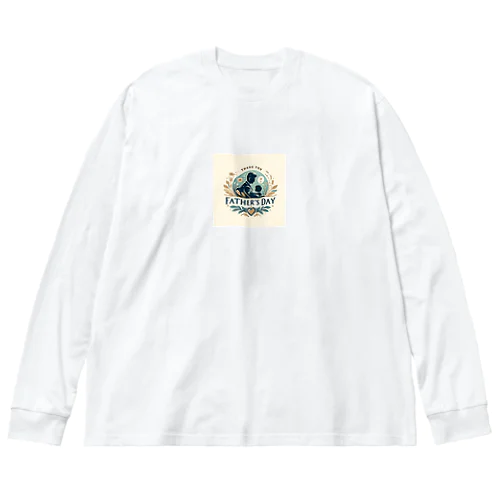 パパと一緒に Big Long Sleeve T-Shirt