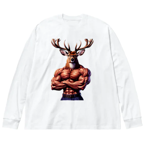 鹿男 Big Long Sleeve T-Shirt