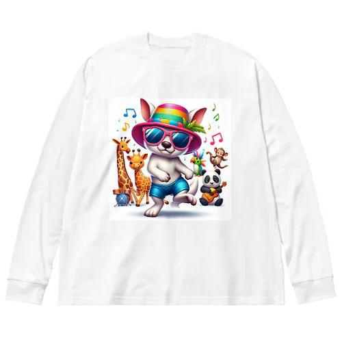 ダンシングアニマル Big Long Sleeve T-Shirt