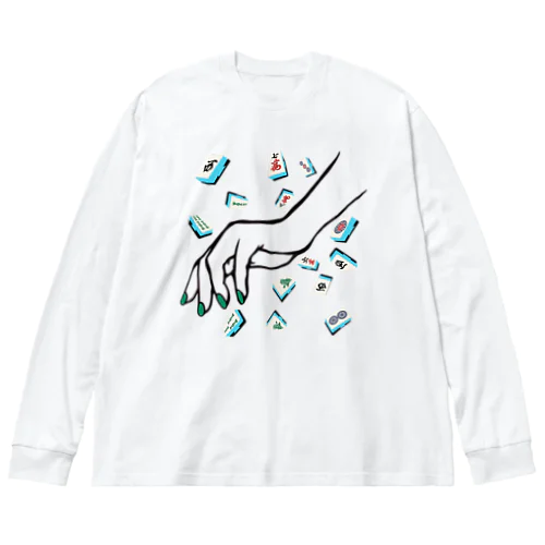 hemp sparrow　厄無し ビッグシルエットロングスリーブTシャツ