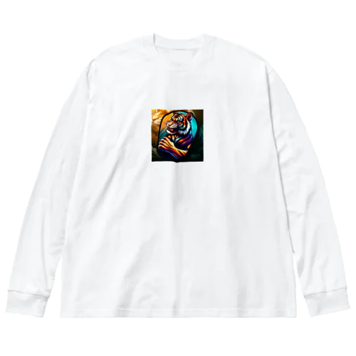タイガーグッズ 루즈핏 롱 슬리브 티셔츠