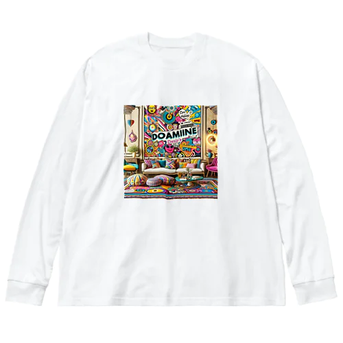 ドーパミンデコールと陽気な美学 Big Long Sleeve T-Shirt