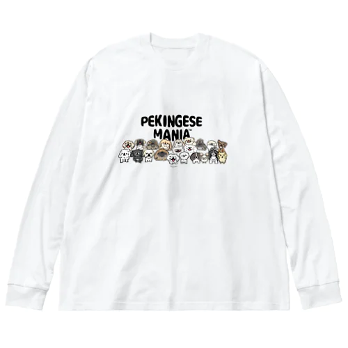 PEKINGESE MANIA ビッグシルエットロングスリーブTシャツ