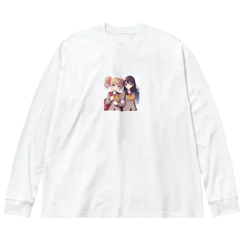 二人とjkたち ビッグシルエットロングスリーブTシャツ