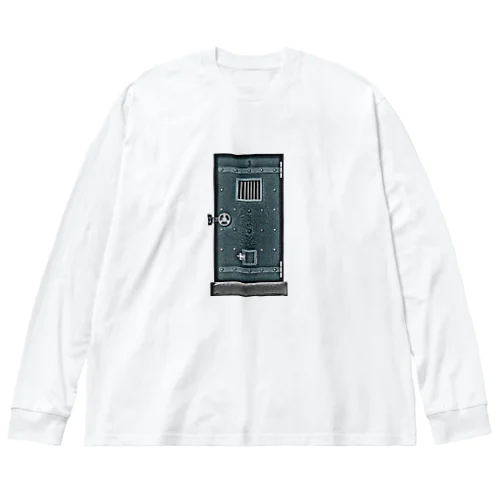 ゾンビが飛び出してきそうな禍々しい監獄の扉 Big Long Sleeve T-Shirt