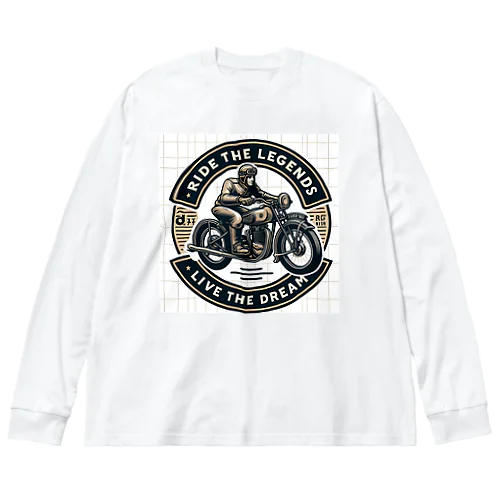 Ride the legends  ビッグシルエットロングスリーブTシャツ