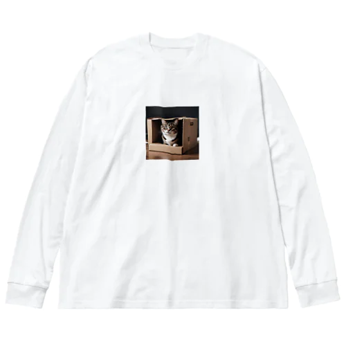 ダンボール猫 Big Long Sleeve T-Shirt