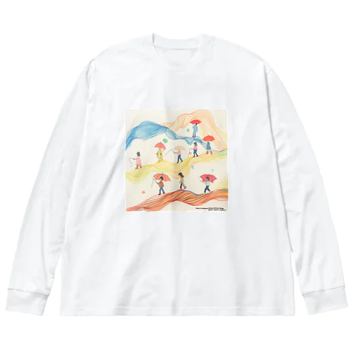 虹の架け橋 Big Long Sleeve T-Shirt