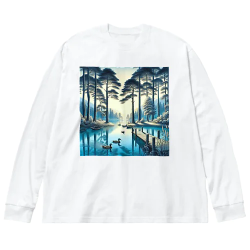 「湖」グッズ ビッグシルエットロングスリーブTシャツ