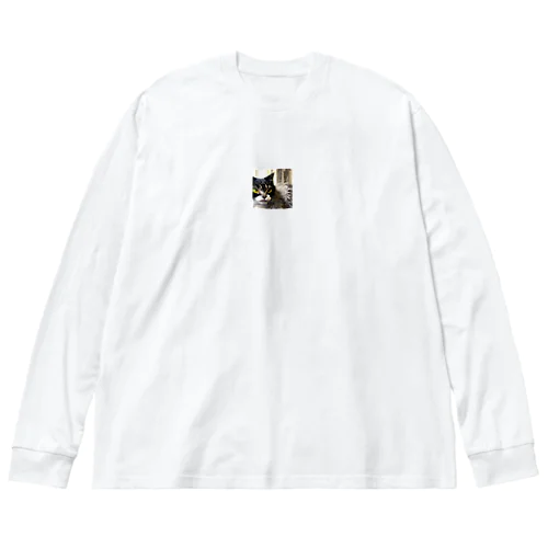 疲れた身体をいやすねこちゃん Big Long Sleeve T-Shirt