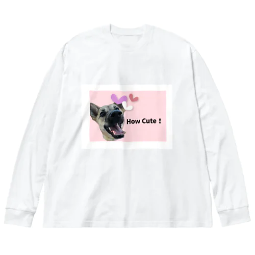 How Cute! Canvas! Big Long Sleeve T-Shirt