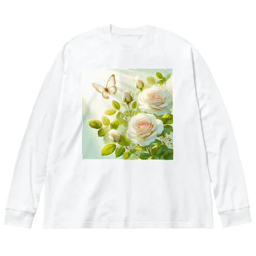 「白薔薇」グッズ ビッグシルエットロングスリーブTシャツ