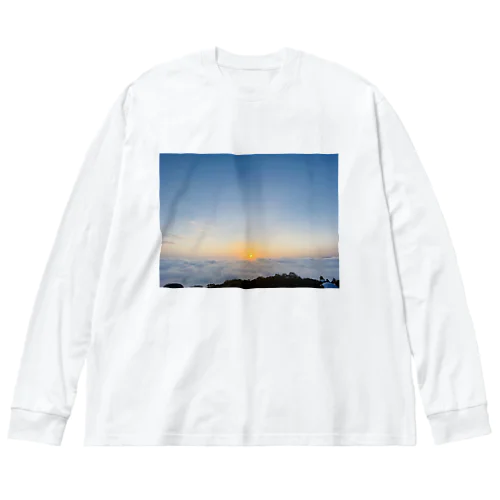 雲海　朝日 ビッグシルエットロングスリーブTシャツ