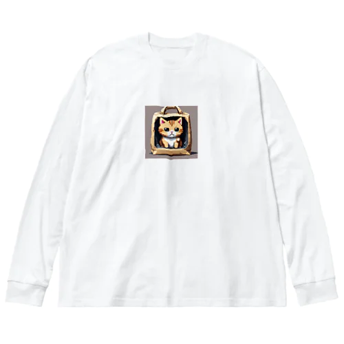 お出かけバックの猫 Big Long Sleeve T-Shirt