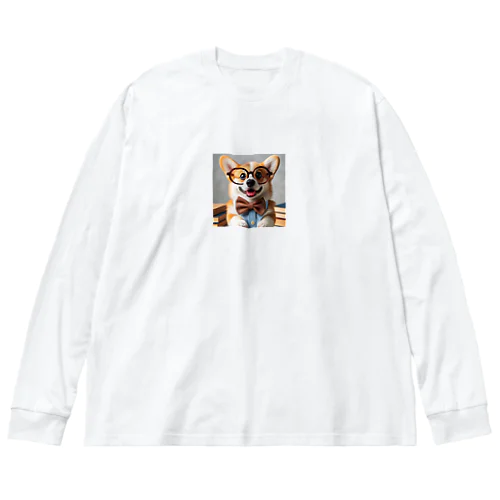 物知りシリーズ　コーギー犬 Big Long Sleeve T-Shirt