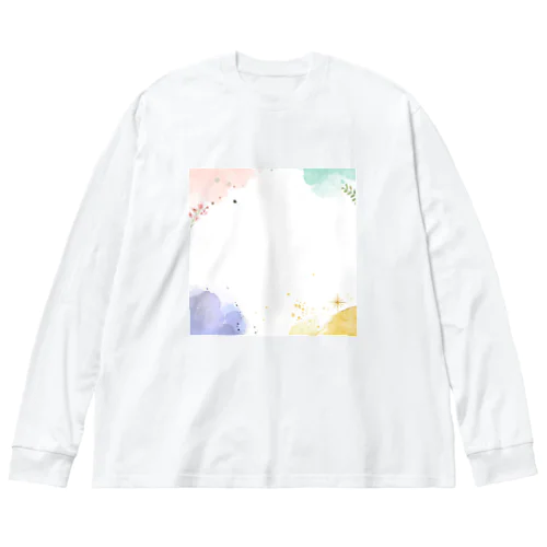 淡い Big Long Sleeve T-Shirt