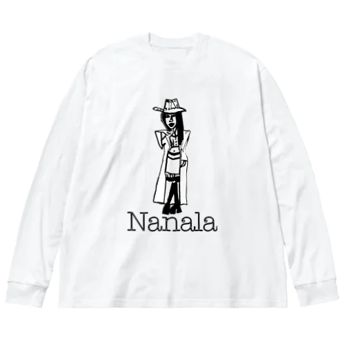 モデルの名はNanala Big Long Sleeve T-Shirt