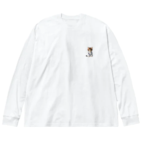 Drねこ丸No1 ビッグシルエットロングスリーブTシャツ