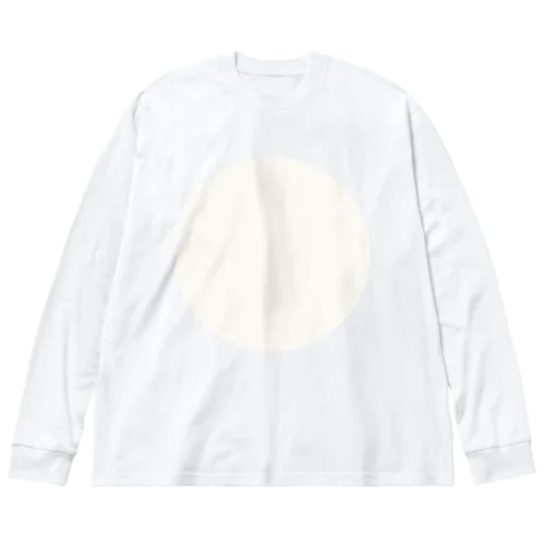 白い衛星 Big Long Sleeve T-Shirt